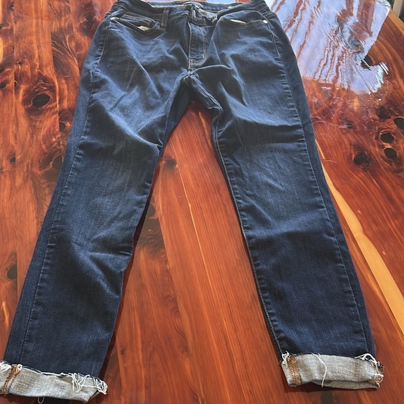Dark Blue Denim Jeans - Picture 1 of 4